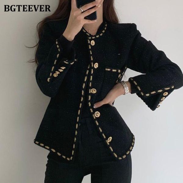 women's suits & blazers bgteever stylish o-neck single-breasted women blazer 2021 autumn winter full sleeve slim female jacket elegant, White;black
women's suits & blazers bgteever stylish o-neck single-breasted women blazer 2021 autumn winter full sleeve slim female jacket elegant, White;black