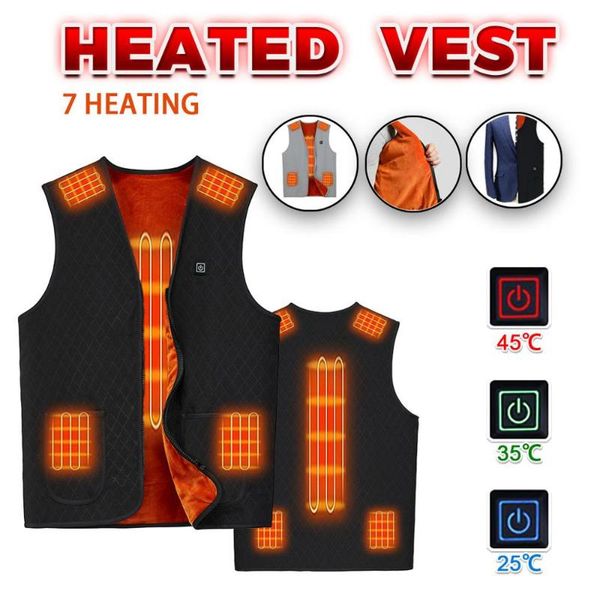 women's vests women men electric heated vest constant temperature warm usb infrared waistcoats thermal chalecos para mujer kamizelka da, Black;white
women's vests women men electric heated vest constant temperature warm usb infrared waistcoats thermal chalecos para mujer kamizelka da, Black;white