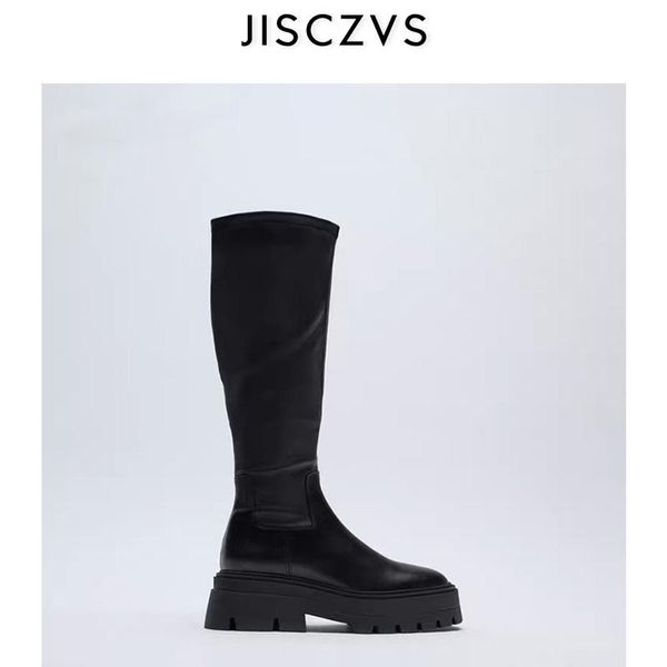 boots chunky platform high knee women stretch leather stitching design long 2021 fashion ins winter female shoes, Black
boots chunky platform high knee women stretch leather stitching design long 2021 fashion ins winter female shoes, Black