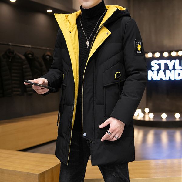 down jacket 90 white duck down men's medium and long style 2020 winter thickening new korean men's coat fashion brand q1209, Black
down jacket 90 white duck down men's medium and long style 2020 winter thickening new korean men's coat fashion brand q1209, Black