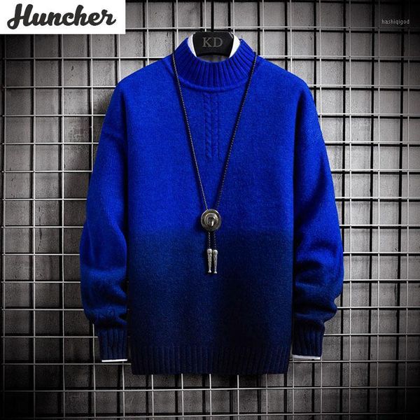 huncher men's turtleneck sweater men 2020 winter solid gradient high collar jumper pullover sweaters oversized blue sweater men1, White;black
huncher men's turtleneck sweater men 2020 winter solid gradient high collar jumper pullover sweaters oversized blue sweater men1, White;black