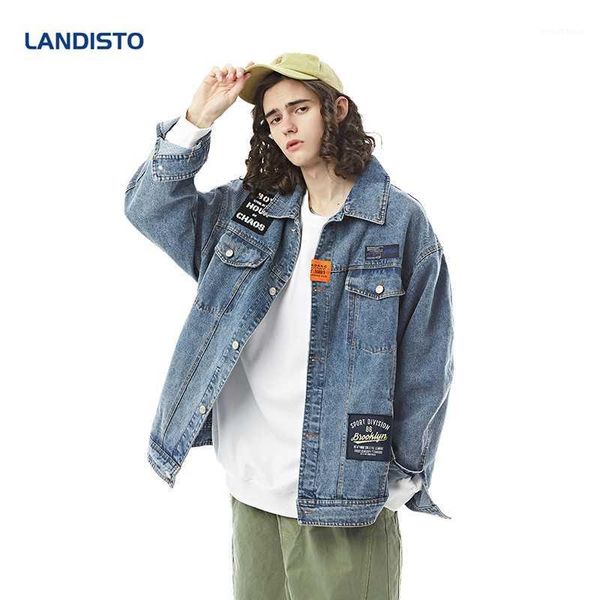 landisto men jacket men fashion denim jacket letter decoration 100% cotton mens1, Tan;black
landisto men jacket men fashion denim jacket letter decoration 100% cotton mens1, Tan;black