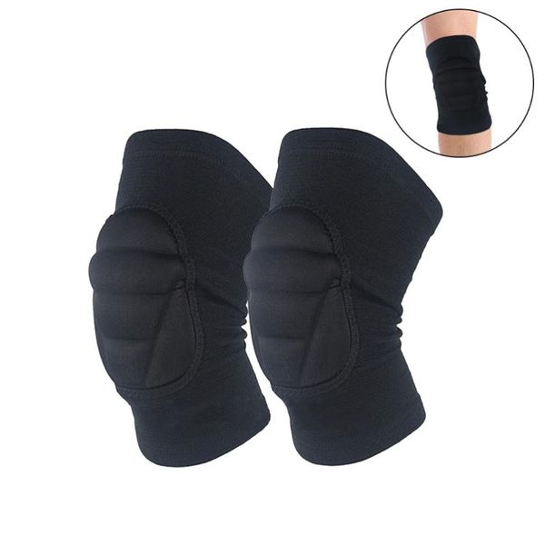 1 pair knee pads thicken sports kneecap silicone knee protector for soccer basketball volleyball crawling (black), Black;gray
1 pair knee pads thicken sports kneecap silicone knee protector for soccer basketball volleyball crawling (black), Black;gray