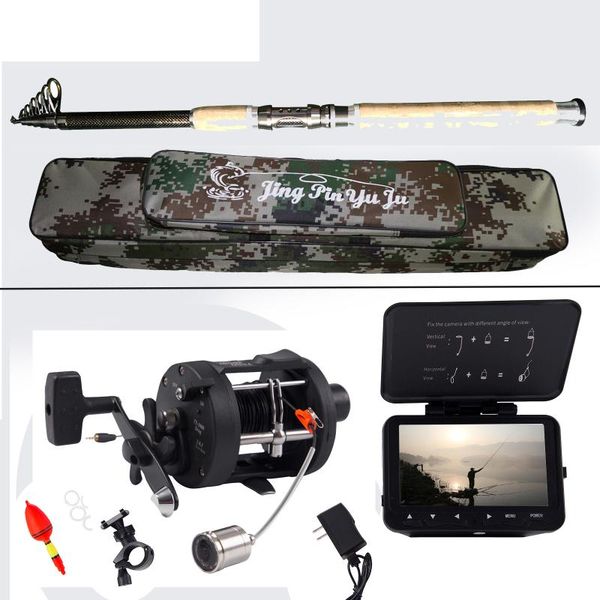 wf06b 4.3 inch 15m/30m cable fish finder ir led underwater night vision fishing camera lcd monitor fishfinder with fish rod, bag
wf06b 4.3 inch 15m/30m cable fish finder ir led underwater night vision fishing camera lcd monitor fishfinder with fish rod, bag