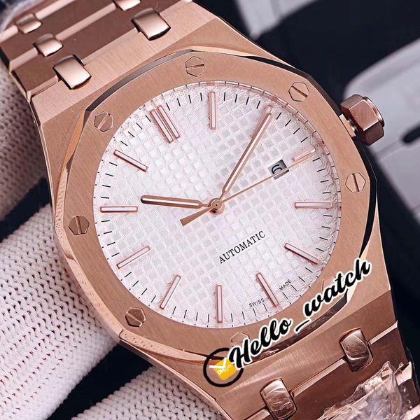3a new 41mm 15400or.oo.1220or.02 miyota 8215 automatic mens watch white texture dial rose gold steel bracelet watches luxury hello_watch, Slivery;brown
3a new 41mm 15400or.oo.1220or.02 miyota 8215 automatic mens watch white texture dial rose gold steel bracelet watches luxury hello_watch, Slivery;brown
