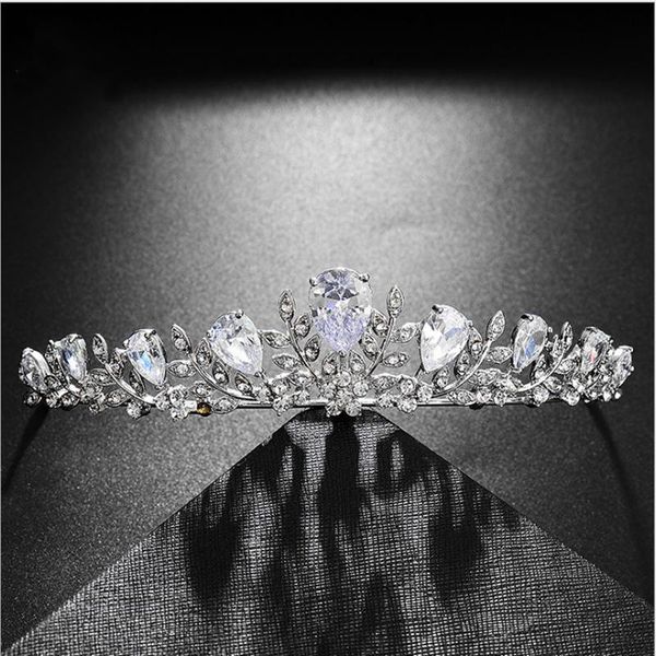 hair clips & barrettes hg1021 shinny leaves bridal wedding crown tiara zircon hairpiece headpiece decoration for bride, Golden;silver
hair clips & barrettes hg1021 shinny leaves bridal wedding crown tiara zircon hairpiece headpiece decoration for bride, Golden;silver