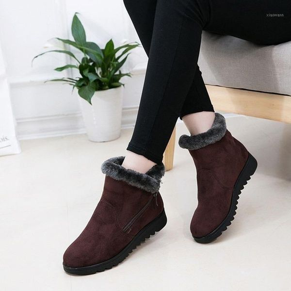 women winter snow boots plush female ankle boots flock zipper casual comfort new wedges shoes sewing women warm ankle1, Black
women winter snow boots plush female ankle boots flock zipper casual comfort new wedges shoes sewing women warm ankle1, Black