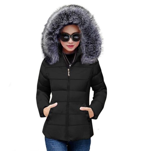 big fur winter female jacket 2020 fashion short coat winter warm woman parka hooded winter jacket women down cotton female coat, Black
big fur winter female jacket 2020 fashion short coat winter warm woman parka hooded winter jacket women down cotton female coat, Black