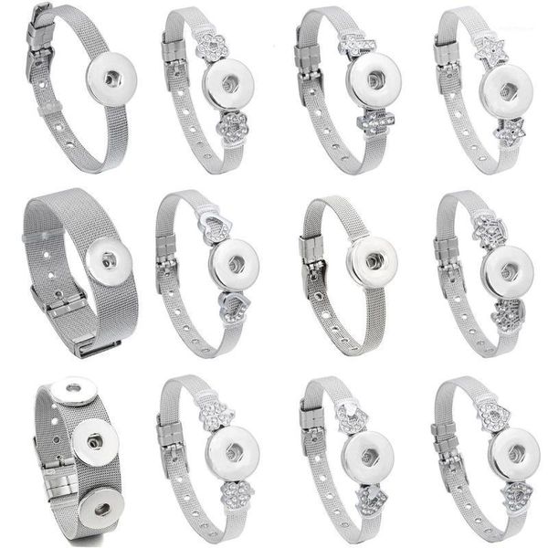 charm bracelets interchangeable snap jewelry stainless steel bracelet 18mm snaps button watch bangles for women men1, Golden;silver
charm bracelets interchangeable snap jewelry stainless steel bracelet 18mm snaps button watch bangles for women men1, Golden;silver