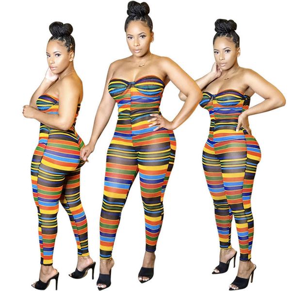 print women's striped rainbow summer 2020 slim body wrapped cht mh one piece pants for women, Black;gray
print women's striped rainbow summer 2020 slim body wrapped cht mh one piece pants for women, Black;gray