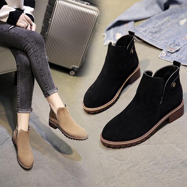 martin boots female british style 2020 new short boots women korean thick with wild cotton shoes women winter plus velvet, Black
martin boots female british style 2020 new short boots women korean thick with wild cotton shoes women winter plus velvet, Black