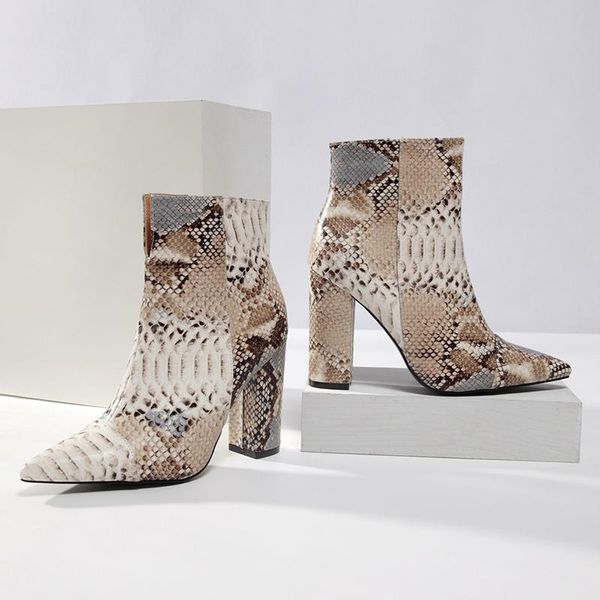 boots fashion women winter snakeskin pattern short booties ladies thick high heel female ankle woman shoes big size 35-42, Black
boots fashion women winter snakeskin pattern short booties ladies thick high heel female ankle woman shoes big size 35-42, Black