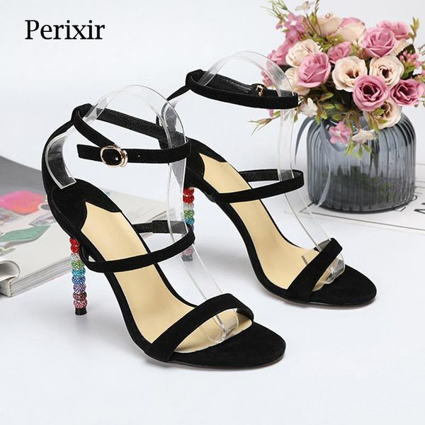 sandals perixire design women suede buckle strap sheepskin stiletto rainbow heel vintage footwear lady party shoes summer cy062, Black
sandals perixire design women suede buckle strap sheepskin stiletto rainbow heel vintage footwear lady party shoes summer cy062, Black