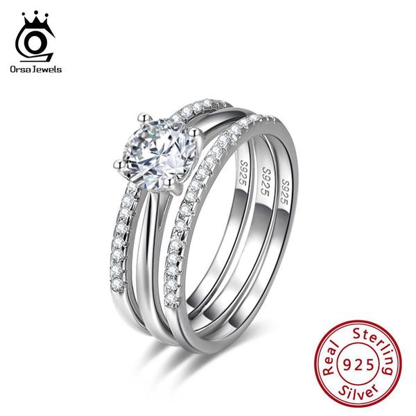 orsa jewels real 925 sterling silver female engagement rings cubic zirconia women's ring trendy valentine present jewelry sr134 201006, Golden;silver
orsa jewels real 925 sterling silver female engagement rings cubic zirconia women's ring trendy valentine present jewelry sr134 201006, Golden;silver