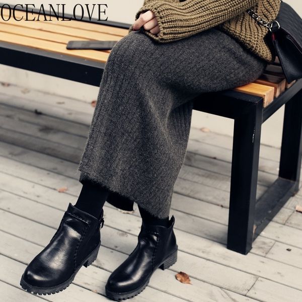 oceanlove work fashion knitted long skirt autumn winter solid faldas mujer moda high waist warm bodycon women skirts 13158 201109, Black
oceanlove work fashion knitted long skirt autumn winter solid faldas mujer moda high waist warm bodycon women skirts 13158 201109, Black