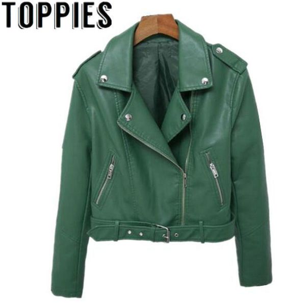 spring women fashion pu leather biker jackets red leather coat lj201012, Black
spring women fashion pu leather biker jackets red leather coat lj201012, Black