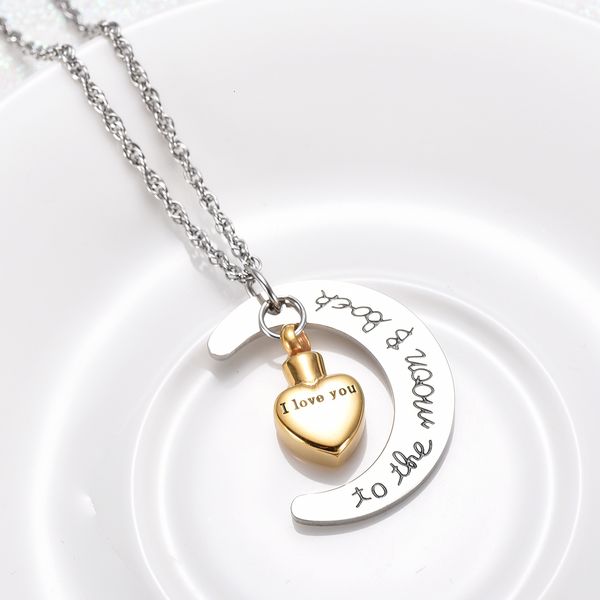 the i and love moon you back to urn necklace for ashes memorial keepsake cremation pendant jewelry6grx
the i and love moon you back to urn necklace for ashes memorial keepsake cremation pendant jewelry6grx