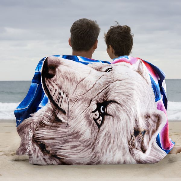 wolf printing bath towel beach towel 100% cotton velour bath beach towel 58*28 inch 140*70 cm
wolf printing bath towel beach towel 100% cotton velour bath beach towel 58*28 inch 140*70 cm
