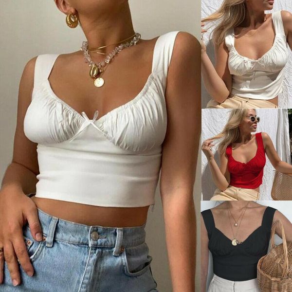 women ladies casual sleeveless summer milkmaid tanks tan short s l slim camis wide strap tees skinny femme camisole, White
women ladies casual sleeveless summer milkmaid tanks tan short s l slim camis wide strap tees skinny femme camisole, White