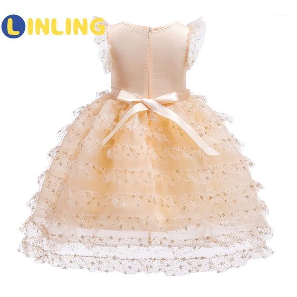 linling girls dresses summergirls layered sleeveless dress kids ball gown solid girl princess dress children clothes p2241, Red;yellow
linling girls dresses summergirls layered sleeveless dress kids ball gown solid girl princess dress children clothes p2241, Red;yellow