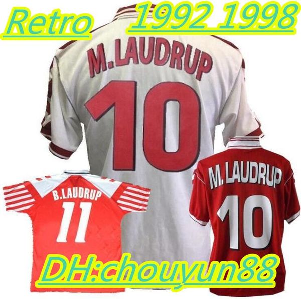 retro denmark soccer jerseys 1992 1998 denmark home away heintze b.laudrup m.laudrup 92 98 football shirt, Black;yellow
retro denmark soccer jerseys 1992 1998 denmark home away heintze b.laudrup m.laudrup 92 98 football shirt, Black;yellow