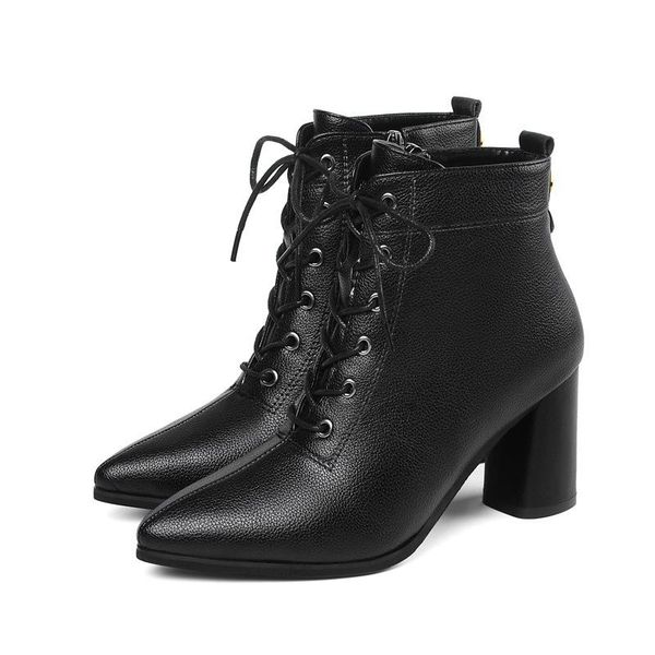 boots 2021 high heels women winter shoes ladies fashion party warm plush ankle square heel .5cm a2772, Black
boots 2021 high heels women winter shoes ladies fashion party warm plush ankle square heel .5cm a2772, Black