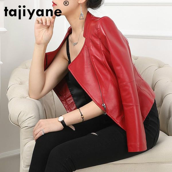 tajiyane women's leather jacket short coats and jackets women clothes sheepskin coat female women's clothing 2020 d5792q18wpy5161, Black
tajiyane women's leather jacket short coats and jackets women clothes sheepskin coat female women's clothing 2020 d5792q18wpy5161, Black