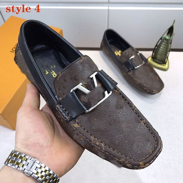fashion men shoes classic casual driving shoes real leather flat loafers casual metal peas shoes with original box big size, Black
fashion men shoes classic casual driving shoes real leather flat loafers casual metal peas shoes with original box big size, Black