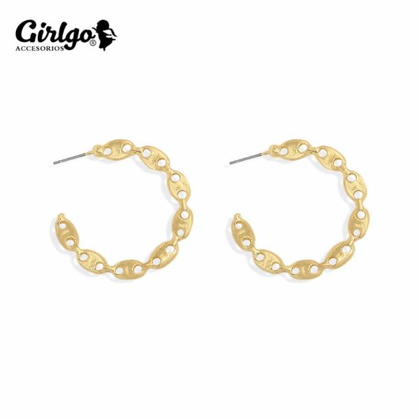 hoop & huggie girlgo est round earrings for women classcial gold silver color stud fashion jewelry gifts wholesale, Golden;silver
hoop & huggie girlgo est round earrings for women classcial gold silver color stud fashion jewelry gifts wholesale, Golden;silver