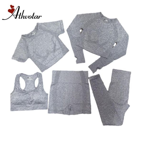 yoga outfits athvotar 5 piece set women seamless sport gym suits wear running clothes quick dry long sleeve crop tracksuit, White;red
yoga outfits athvotar 5 piece set women seamless sport gym suits wear running clothes quick dry long sleeve crop tracksuit, White;red