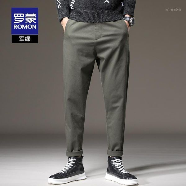 men's pants romon 2021 autumn&winter men's fashion all-match elastic waist casual harem 6k1458221, Black
men's pants romon 2021 autumn&winter men's fashion all-match elastic waist casual harem 6k1458221, Black