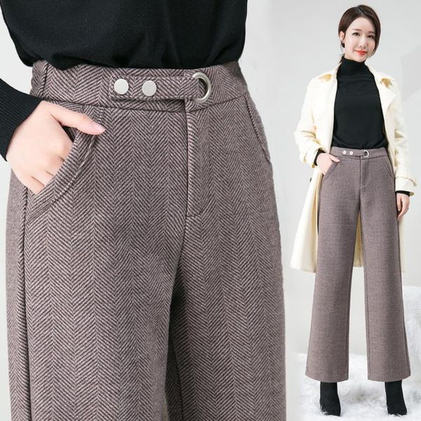 women autumn winter casual zipper high waist corduroy wide leg pants female vintage loose solid long straight trousers kg-405, Black;white
women autumn winter casual zipper high waist corduroy wide leg pants female vintage loose solid long straight trousers kg-405, Black;white