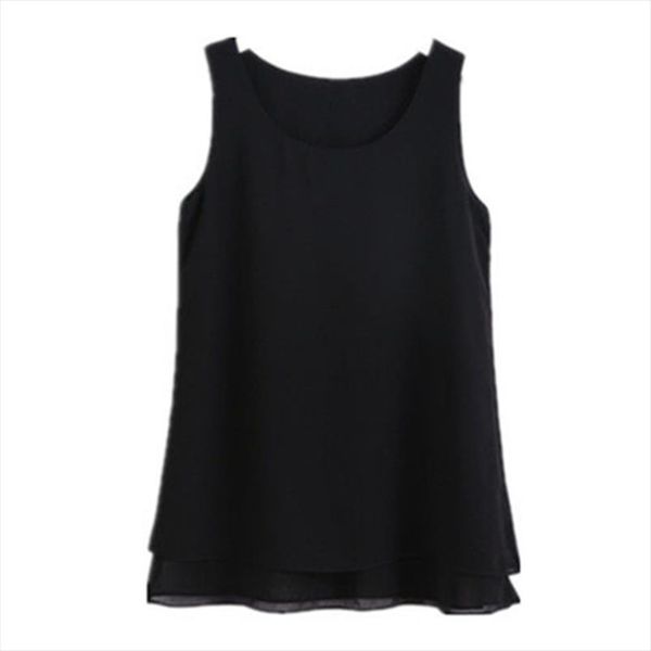 fashion brand women long chiffon shirt summer casual plus size s 6xl loose sleeveless blouse double layer chiffon blouses, White
fashion brand women long chiffon shirt summer casual plus size s 6xl loose sleeveless blouse double layer chiffon blouses, White