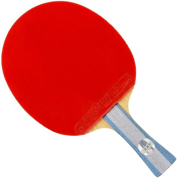 Professional 6-star Table Tennis Racket Offensive Double-sided Pimples In Pong Paddle 6002/6006 Table Tennis Bat With A Bag