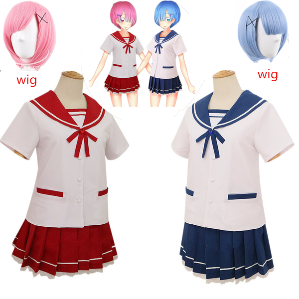 anime costumes re zero kara hajimeru isekai seikatsu ramu ram remu rem jk school uniform sailor suit dress outfit anime cosplay costume, Black
anime costumes re zero kara hajimeru isekai seikatsu ramu ram remu rem jk school uniform sailor suit dress outfit anime cosplay costume, Black