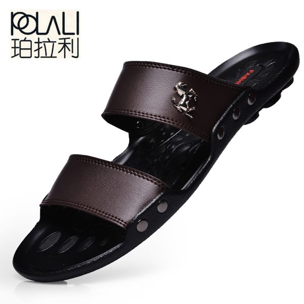 polali casual famous brand 2018 men sandals shoes slippers summer flip flops beach men shoes leather sandalias zapatos hombre t200229, Black
polali casual famous brand 2018 men sandals shoes slippers summer flip flops beach men shoes leather sandalias zapatos hombre t200229, Black