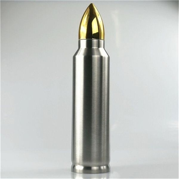 bullet shape thermos 500ml insulation solid stainless steel vacuum water bottle military missile cup coffee mug a05
bullet shape thermos 500ml insulation solid stainless steel vacuum water bottle military missile cup coffee mug a05