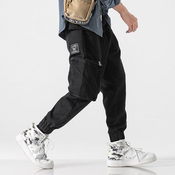 fashion streetwear men jeans loose fit black big pocket denim cargo pants japanese vintage hip hop jeans men joggers1, Blue
fashion streetwear men jeans loose fit black big pocket denim cargo pants japanese vintage hip hop jeans men joggers1, Blue