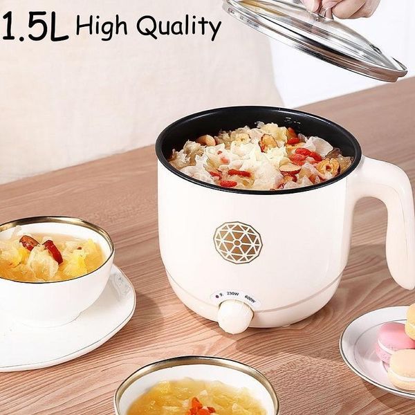 200v multifunctional household electric cooker mini low power electric pot student dormitory noodle pot 1.5l1
200v multifunctional household electric cooker mini low power electric pot student dormitory noodle pot 1.5l1
