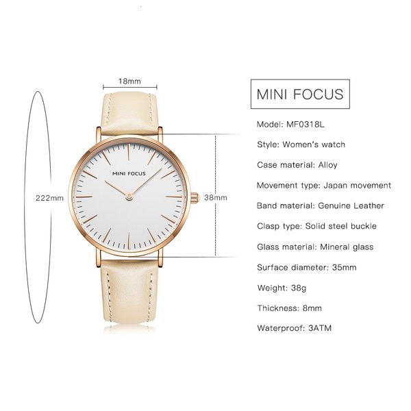 minifocus relojes para mujer hadies смотреть простые роскошные кварцевые часы женщины большой циферблат повседневный кожаный браслет bayan k, Slivery;brown
minifocus relojes para mujer hadies смотреть простые роскошные кварцевые часы женщины большой циферблат повседневный кожаный браслет bayan k, Slivery;brown