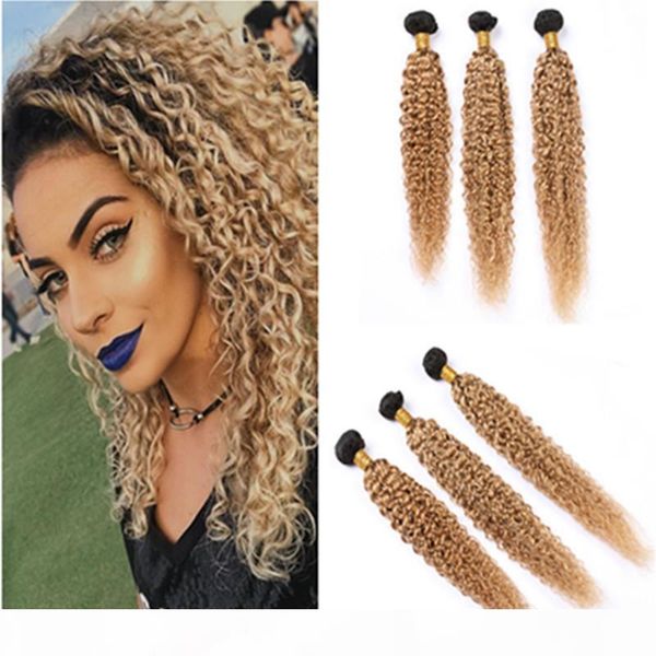 #1b 27 dark root hair extensions kinky curly ombre human hair bundles honey blonde ombre brazilian curly virgin hair weaves 3 bundles, Black;brown
#1b 27 dark root hair extensions kinky curly ombre human hair bundles honey blonde ombre brazilian curly virgin hair weaves 3 bundles, Black;brown