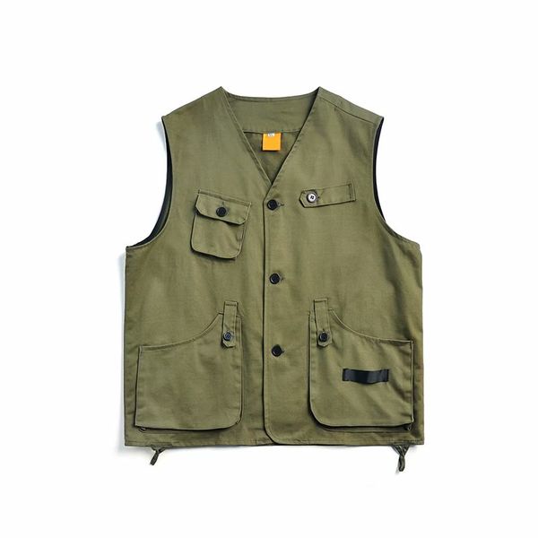 2020 new men's vests fashion japan style work clothes 100% cotton vest men casual streetwear sleeveless men clothing vests, Black;white
2020 new men's vests fashion japan style work clothes 100% cotton vest men casual streetwear sleeveless men clothing vests, Black;white