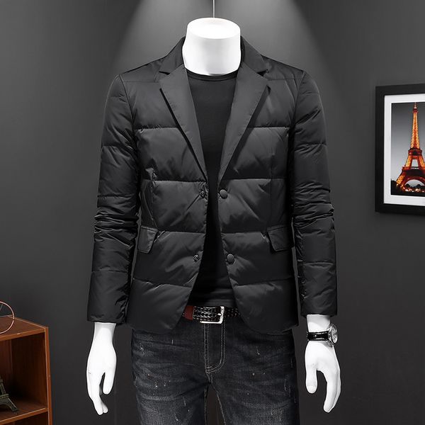 mens winter down jackets men's jackets hoodless fashion warm duck down coats thick suits coat outer wear size m-4xl, Black
mens winter down jackets men's jackets hoodless fashion warm duck down coats thick suits coat outer wear size m-4xl, Black