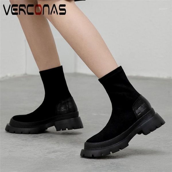 boots verconas concise casual ankle for women 2021 autumn winter warm platforms shoes woman genuine leather thick heels boots1, Black
boots verconas concise casual ankle for women 2021 autumn winter warm platforms shoes woman genuine leather thick heels boots1, Black