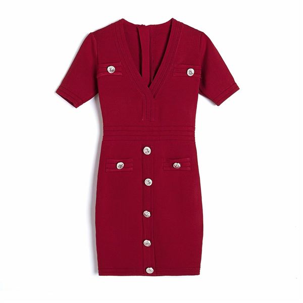 2021 new elegant women solid slim v-neck dresses fashion ladies knitted vestidos sweet female button mini dress jccr, Black;gray
2021 new elegant women solid slim v-neck dresses fashion ladies knitted vestidos sweet female button mini dress jccr, Black;gray