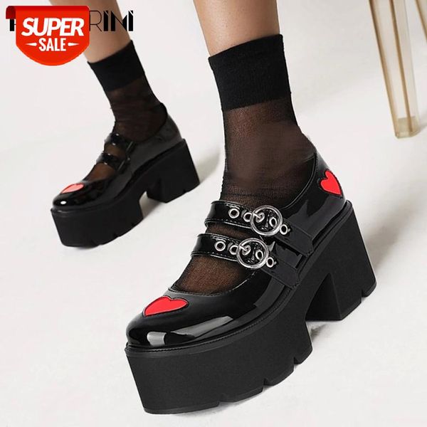 ribetrini girl platform chunky heart print buckle shoes new brand women pumps gothic spring pumps #hv9r
ribetrini girl platform chunky heart print buckle shoes new brand women pumps gothic spring pumps #hv9r