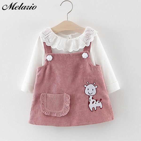 melario cartoon baby girl clothes cute baby girl outfits set giraffe infant girl clothing suit spring autumn t-shirt dress set lj201223, White
melario cartoon baby girl clothes cute baby girl outfits set giraffe infant girl clothing suit spring autumn t-shirt dress set lj201223, White