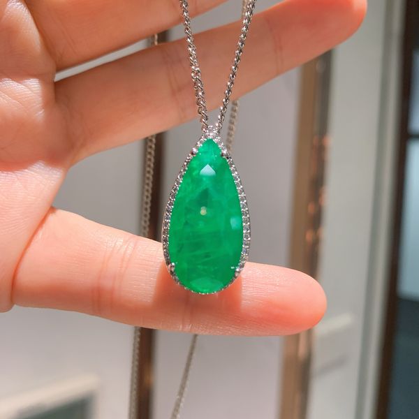 aiyanishi solid 925 sterling silver water drop shape emerald paraiba tourmaline gemstone necklace stud earrings fine jewelry sets
aiyanishi solid 925 sterling silver water drop shape emerald paraiba tourmaline gemstone necklace stud earrings fine jewelry sets