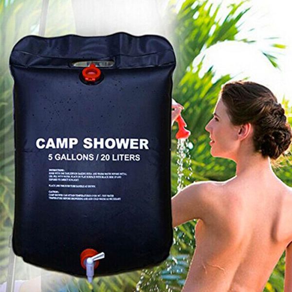 outdoor bags 20l portable solar heated water bag energy bathing camping shower picnic bbq hiking storage
outdoor bags 20l portable solar heated water bag energy bathing camping shower picnic bbq hiking storage