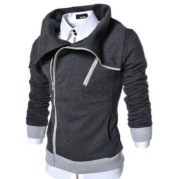zogaa male hoodie long sleeve shredded zipper and white men's clothing streetwear coat mqcv, Black
zogaa male hoodie long sleeve shredded zipper and white men's clothing streetwear coat mqcv, Black